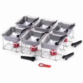 3 Pack Full Size Dispoable Chafing Dish Sets