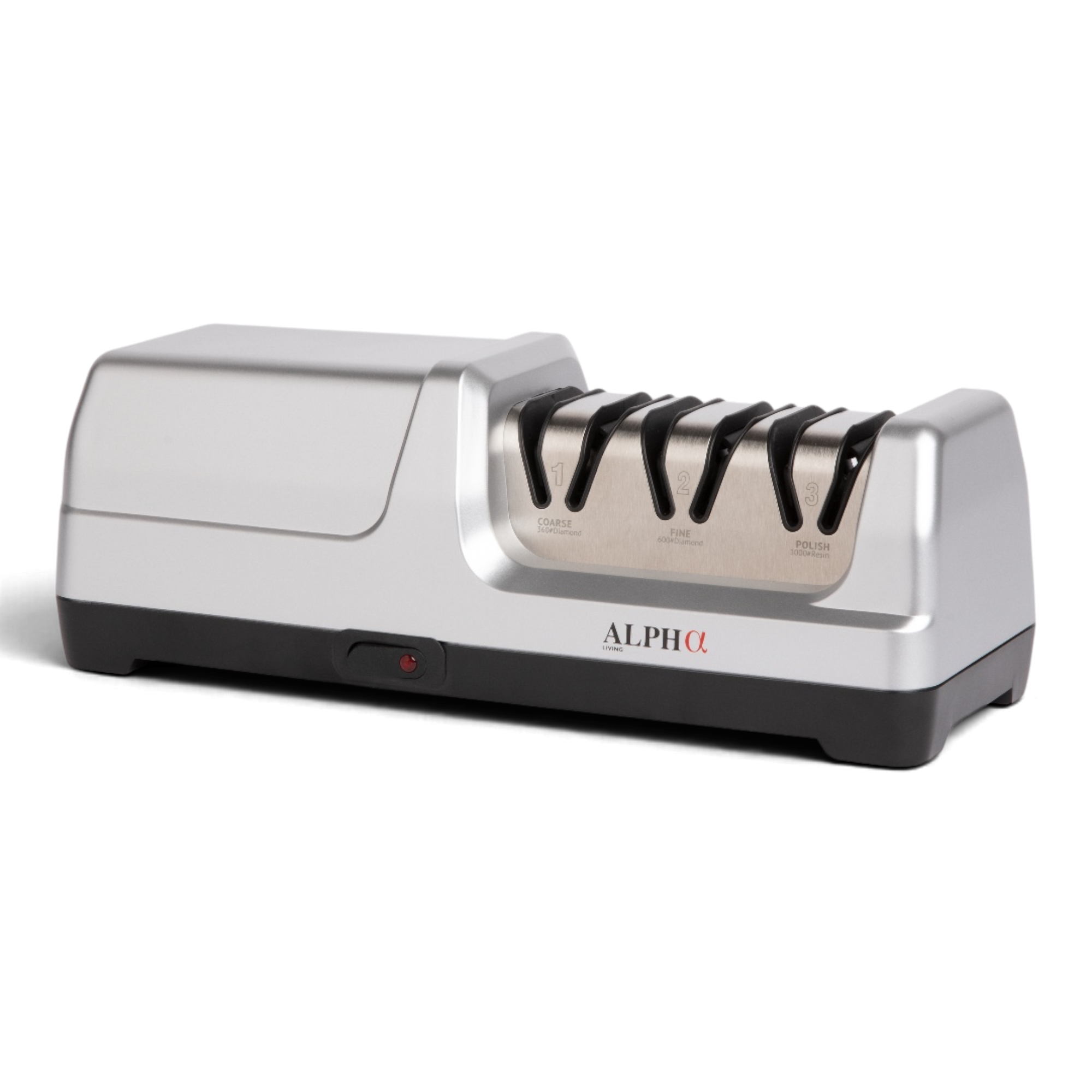 3 Stage Knife Sharpener Silver