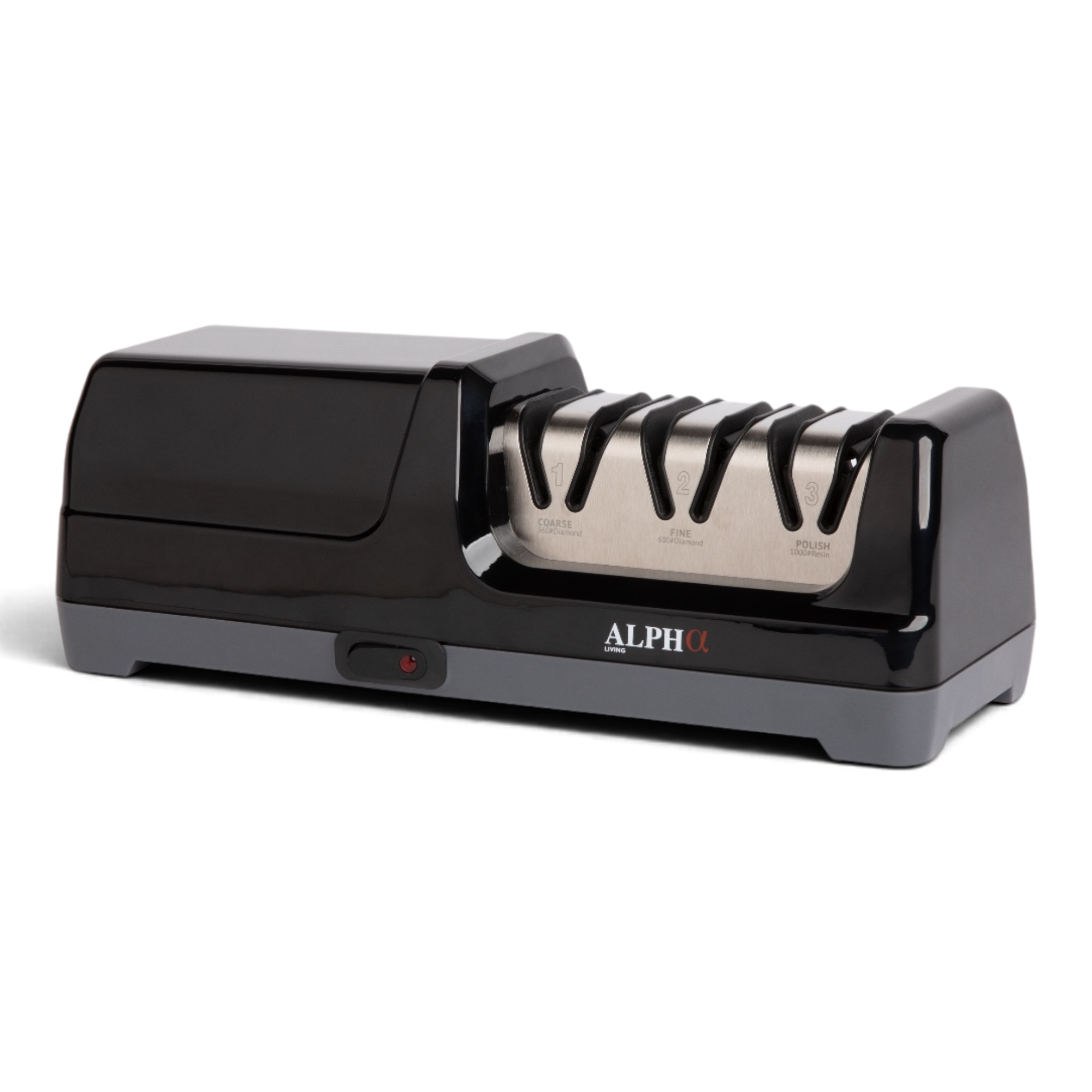 3 Stage Knife Sharpener Black