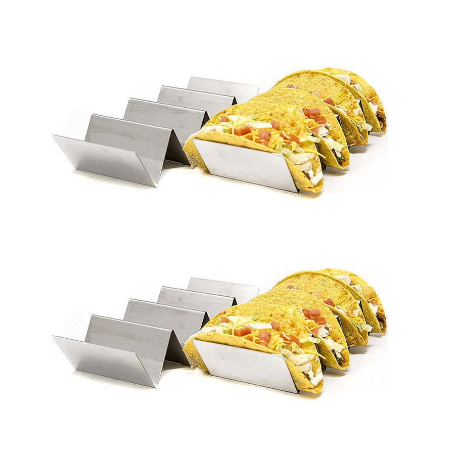 Tray Style 3-4 Taco Holder 4 Piece Set