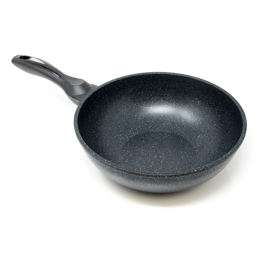 Marble Coating Non Stick Wok Pan