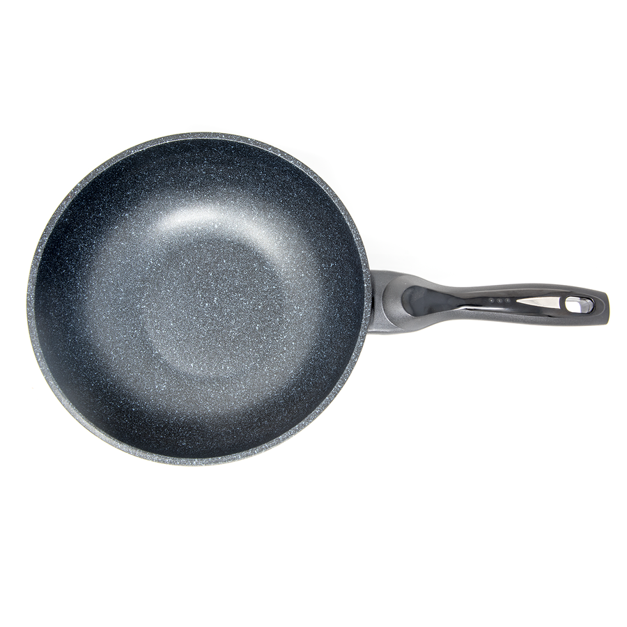 Marble Coating Non Stick Wok Pan